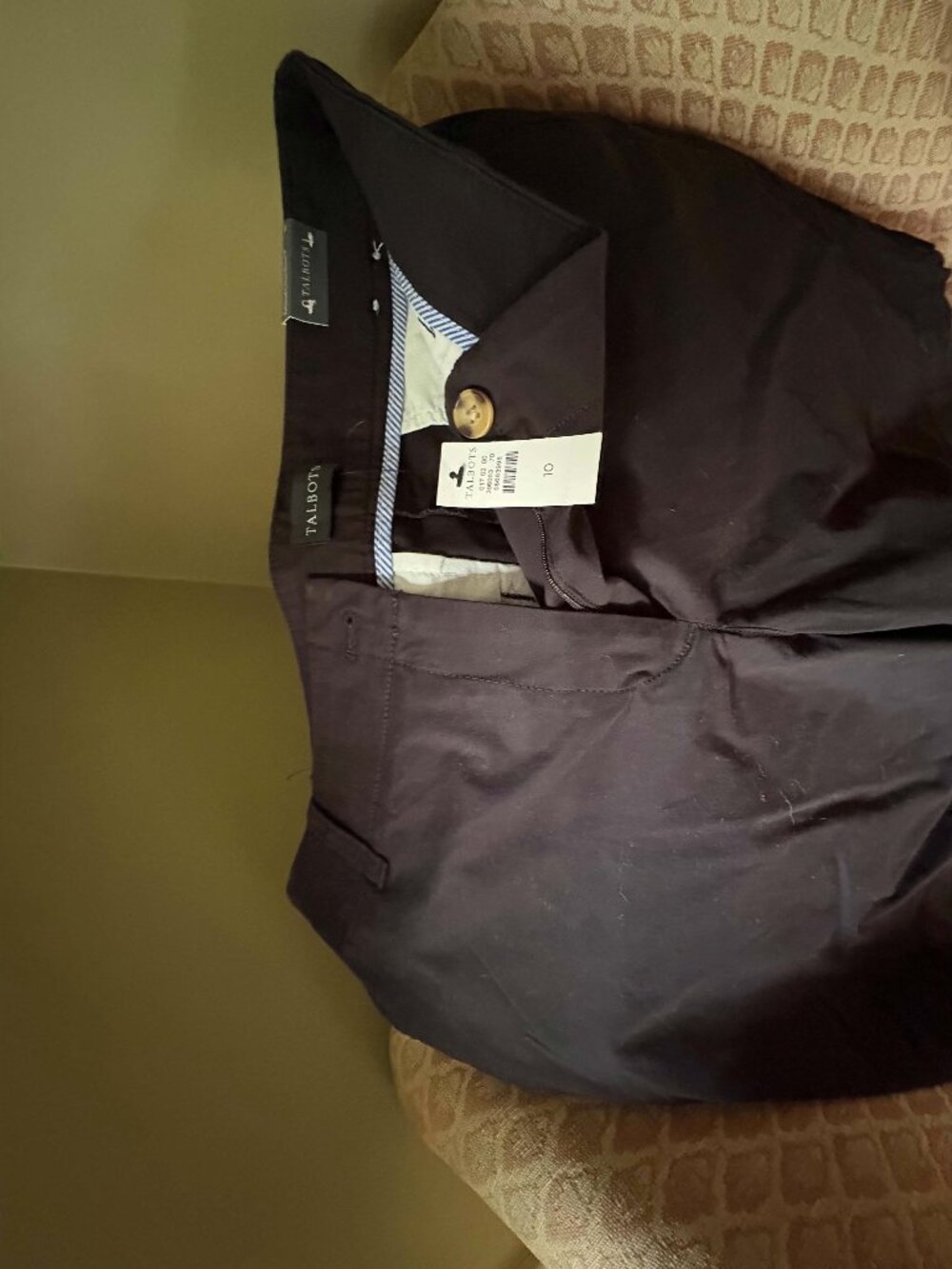 Talbots black size 10 chino shorts